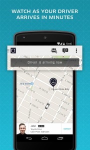 Поиск такси по всему миру с Uber