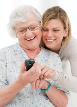 мобильный телефон для пожилых людей